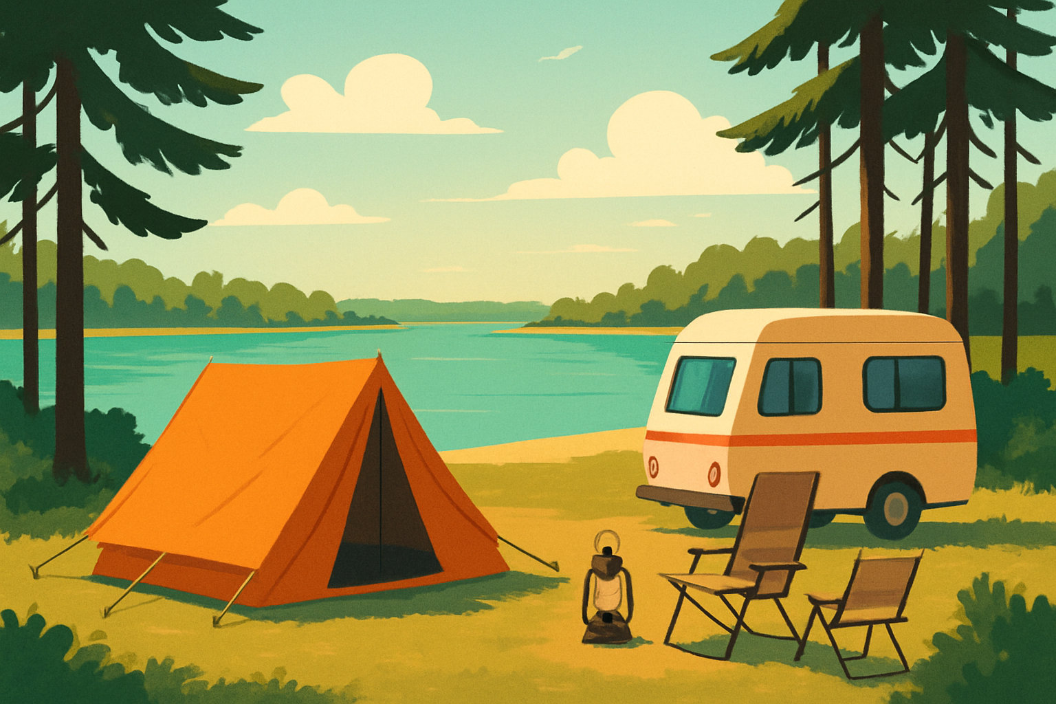 Camping na Mazurach, gdzie szukać pól namiotowych i kempingów